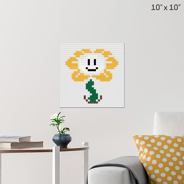 Flowey Brick Poster