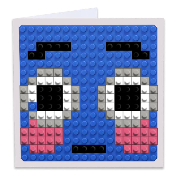 Flushed Face Greeting Card