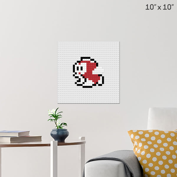 Flying Fish Brick Poster