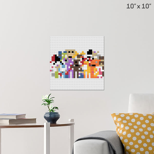 Fnaf THANK YOU! Brick Poster