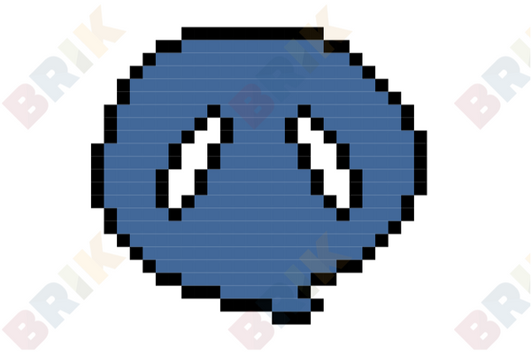 Fog Badge Pixel Art