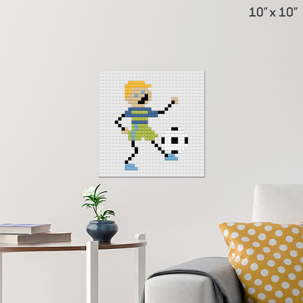 Football Brick Poster