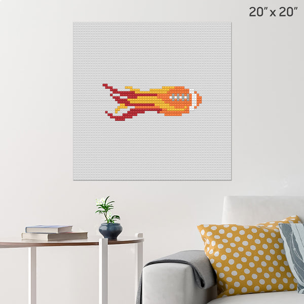 Football Brick Poster