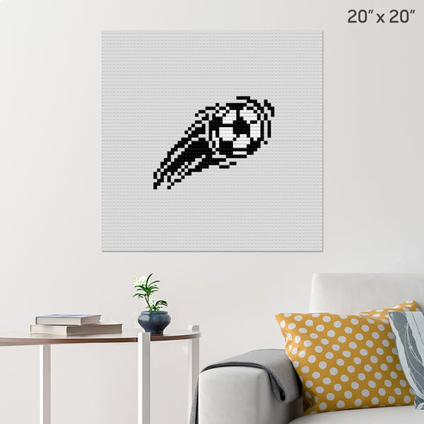Football Brick Poster