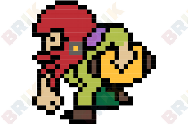 Football Player Pixel Art