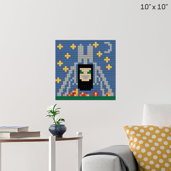 Founding Titan Brick Poster