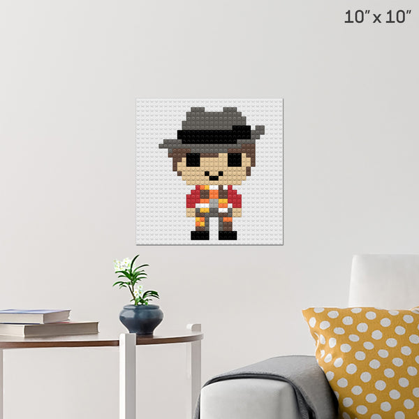 Fourth Doctor Brick Poster