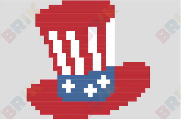Fourth of July Pixel Art