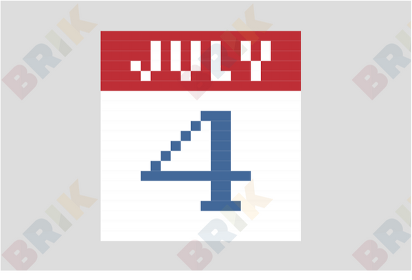 Fourth of July Pixel Art