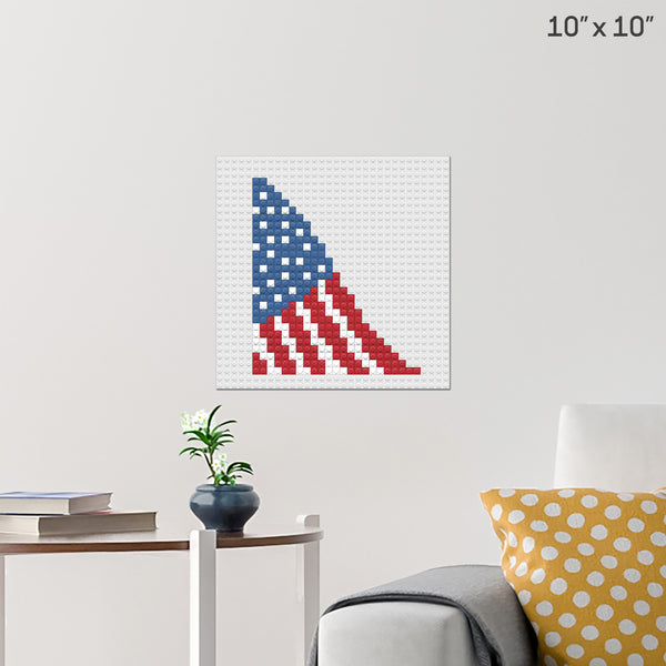 Fourth of July Brick Poster