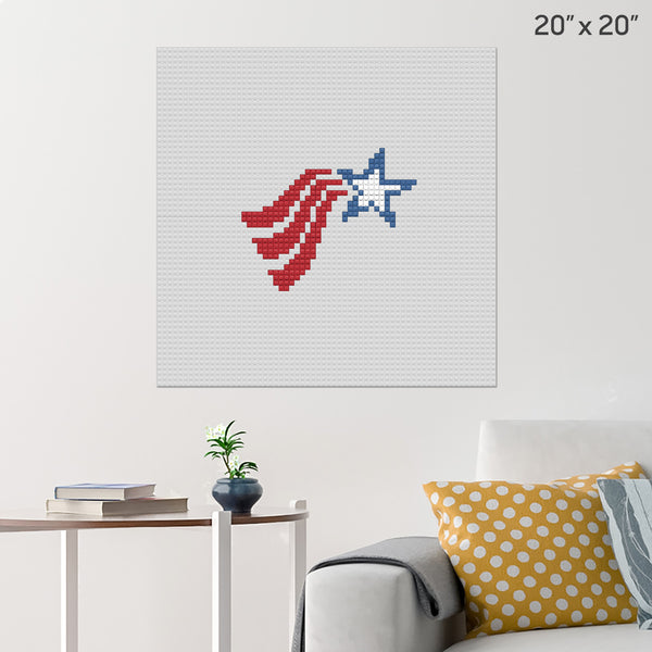 Fourth of July Brick Poster