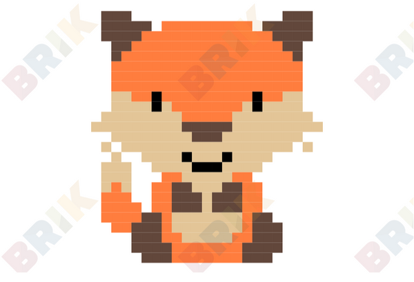 Fox Pixel Art