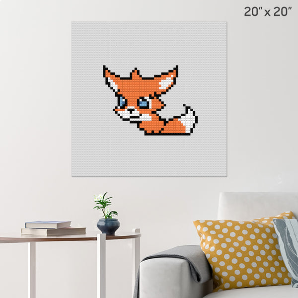 Fox Brick Poster