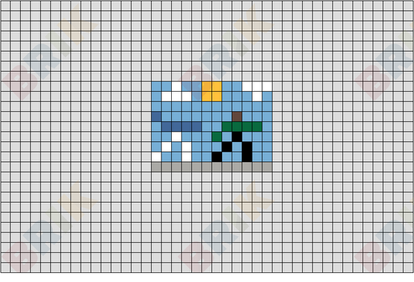 Fractions Pixel Art