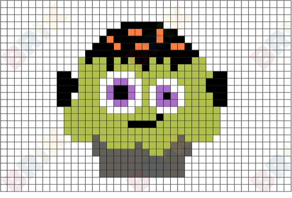 Frankenstein Day Pixel Art