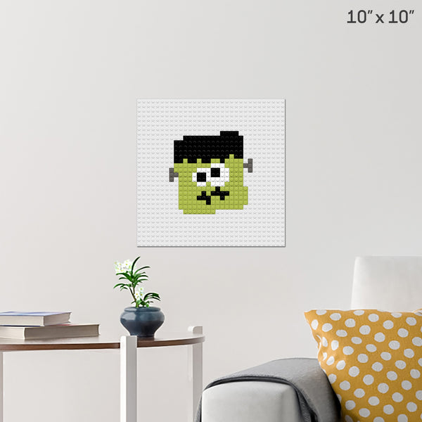 Frankenstein Brick Poster