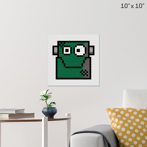 Frankenstein Brick Poster