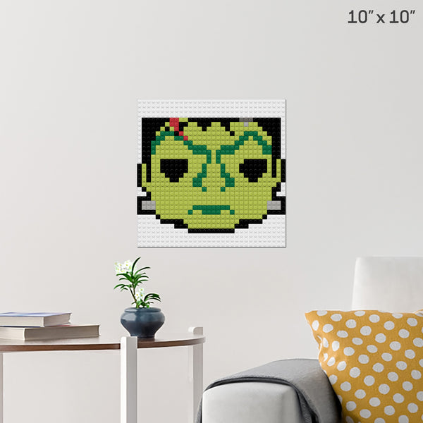 Frankenstein Brick Poster