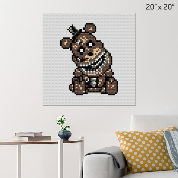 Freddy Fazbear Brick Poster