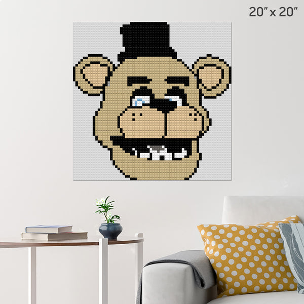 Freddy Fazbear Brick Poster
