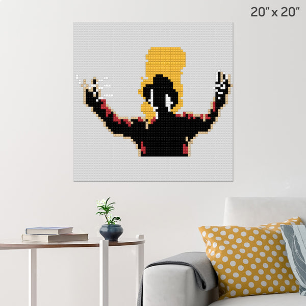 Freddy Krueger Brick Poster