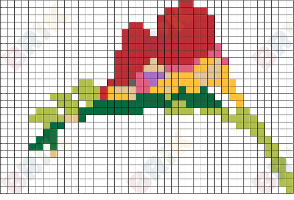 Freesia Pixel Art