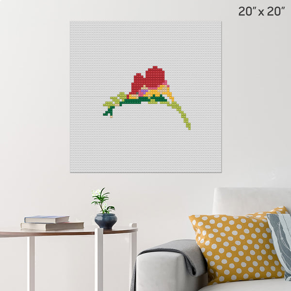 Freesia Brick Poster