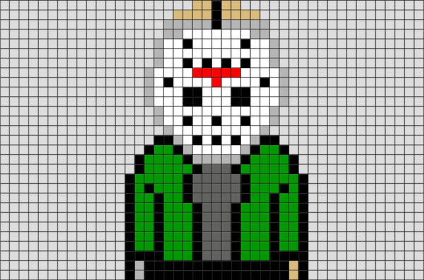 Friday the 13th Jason Pixel Art