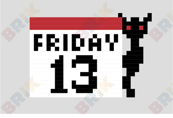 Friday the 13th Pixel Art