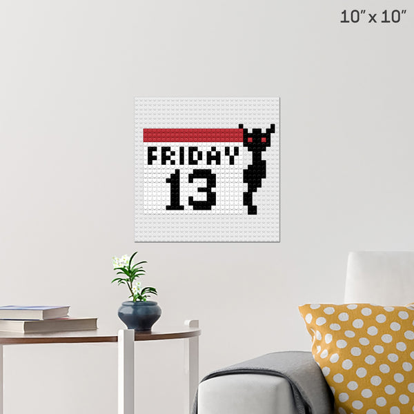 Friday the 13th Brick Poster