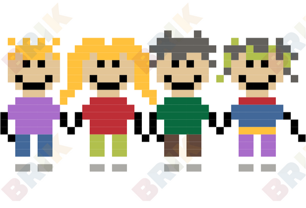 Friends Pixel Art