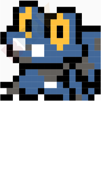 Froakie Pixel Art