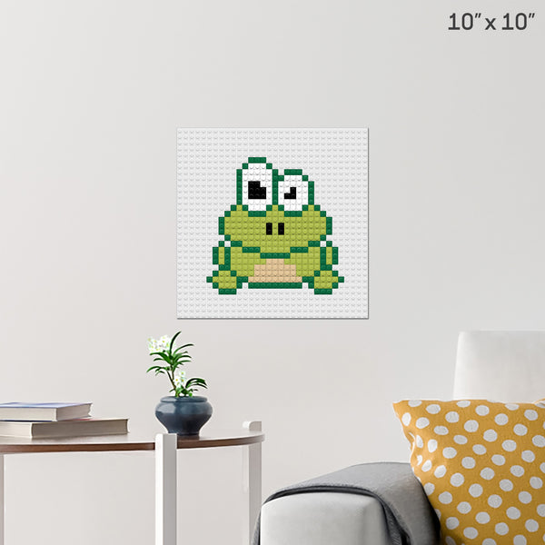 Frog Brick Poster