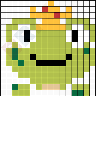 Frog Prince Pixel Art