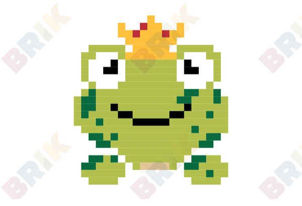 Frog Prince Pixel Art