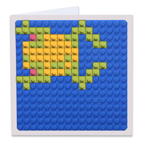 Frogger Attract Mode Frog Horizontal Greeting Card