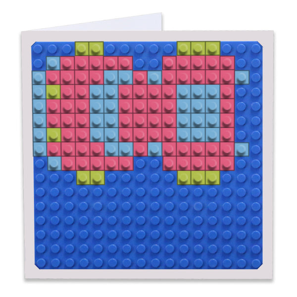 Frogger Pink Car Greeting Card