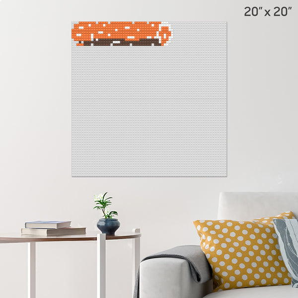 Frogger Short Log Brick Poster