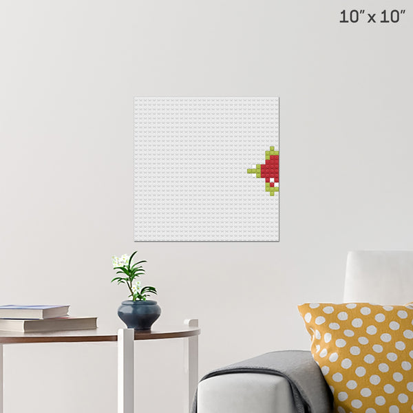 Frogger Turtle Brick Poster