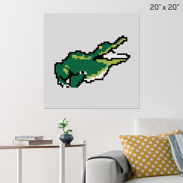 Frogodile Brick Poster