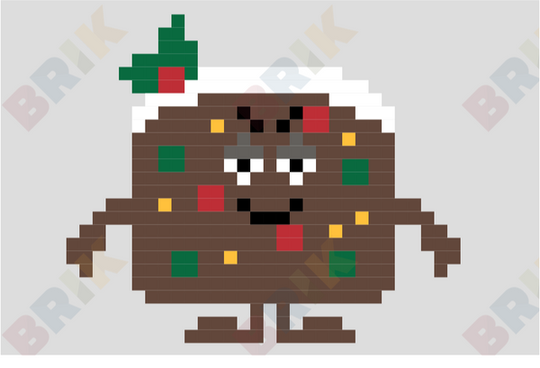 Fruitcake Toss Day Pixel Art