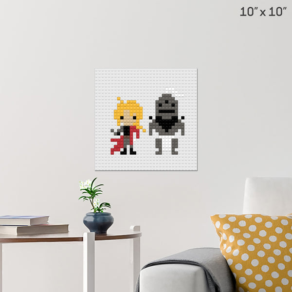 Full Metal Alchemist Elric Brothers Brick Poster