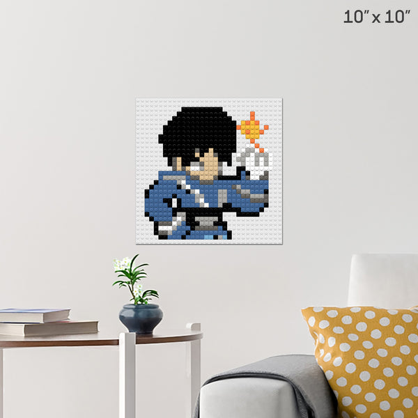 Full Metal Alchemist Roy Mustang Brick Poster