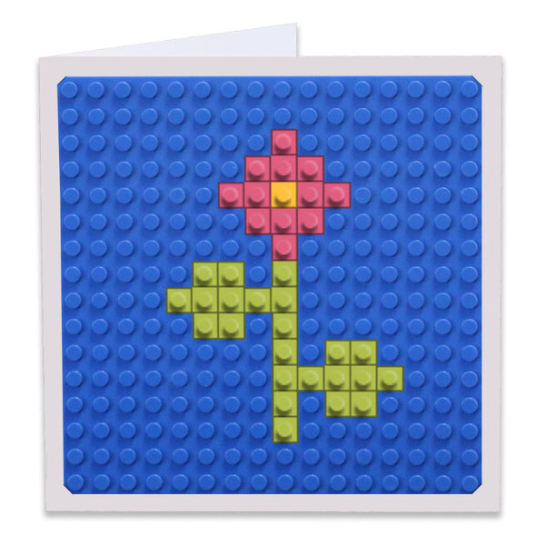 fun flower Greeting Card