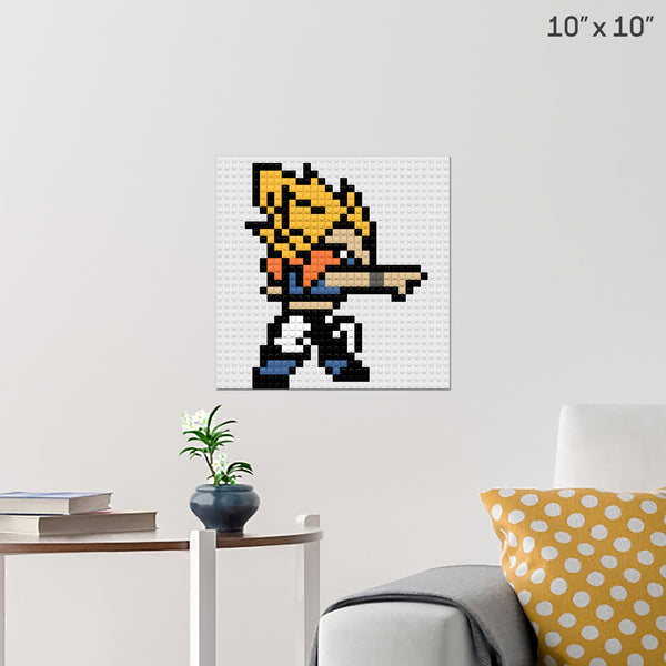 Fusion of Gohan & Trunks Brick Poster