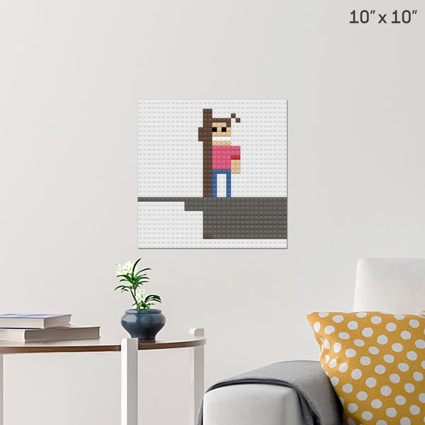 G R E N D A I S C O M I N G Brick Poster