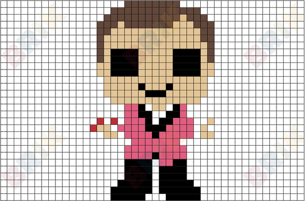 G.O.B. Bluth Pixel Art