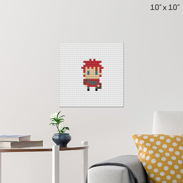 Gaara of the Sand Brick Poster