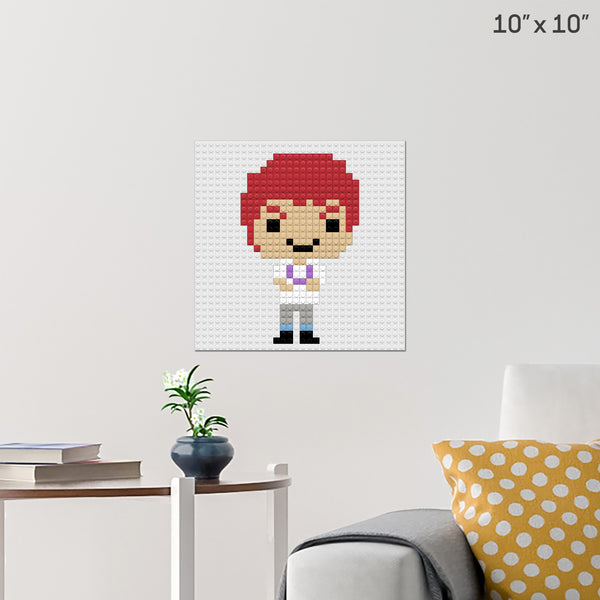 Galina "Red" Reznikova Brick Poster