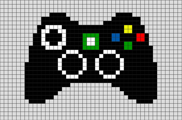 Game Controller Pixel Art
